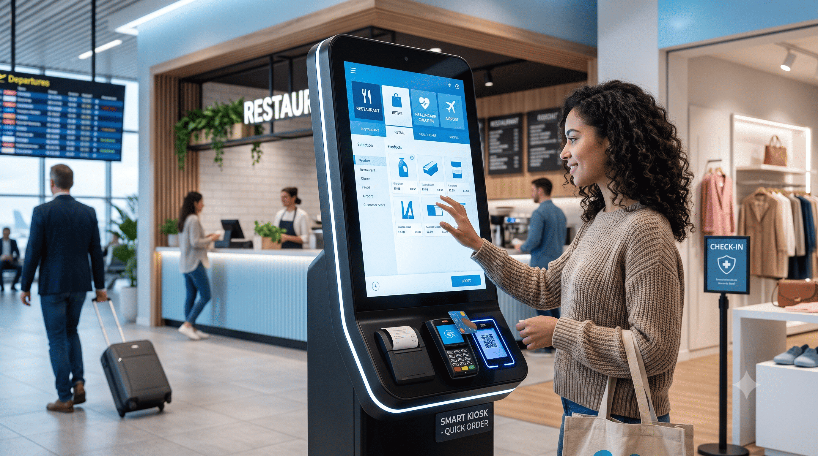 Self-service kiosk